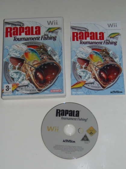 Annonce occasion, vente ou achat 'Jeux Wii Rapala Tournament Fishing (3+)'