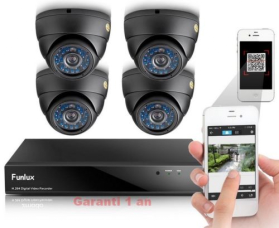 Annonce occasion, vente ou achat 'Kit camera de surveillance 4 camras 8ch'