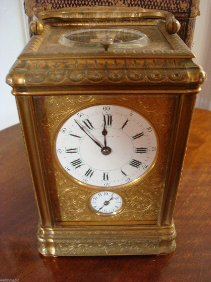 Annonce occasion, vente ou achat 'Horloge Victorian Drocourt Engraved Gorg'