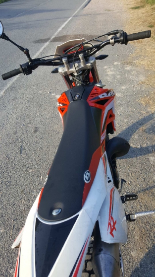 Moto Beta 50 enduro sport rouge - Photo 3