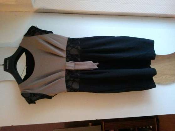 Annonce occasion, vente ou achat 'robe tunique marron noir taille 38 neuve'