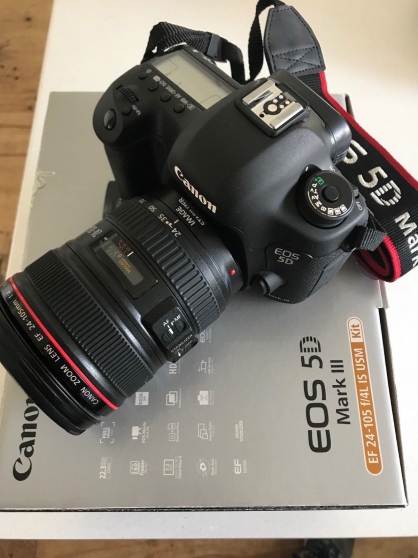 Annonce occasion, vente ou achat 'Canon EOS 5D Mark III W/ 24mm-105 lens'