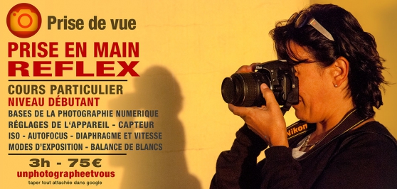 Annonce occasion, vente ou achat 'Prise en main Reflex - (Paris/ OnLine)'