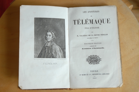 Annonce occasion, vente ou achat 'Tlmaque par Fnelon - 1853 - ancien'