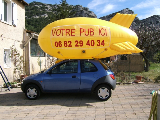ballon publicitaire gonflable voiture