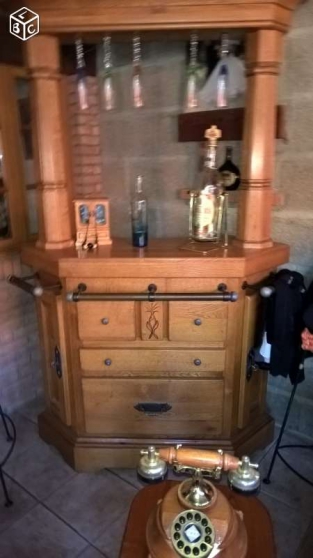 meuble bar en chene