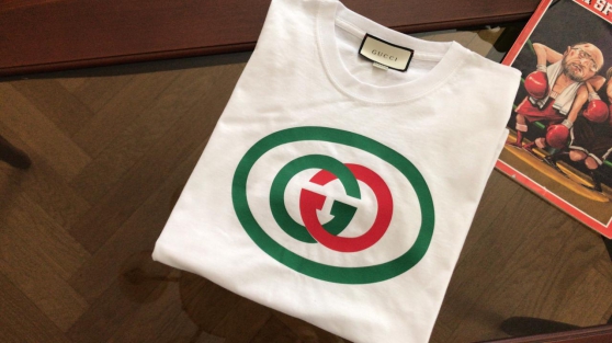 Annonce occasion, vente ou achat 'Neuf Gucci GG Tee-shirt L logo; Plein'
