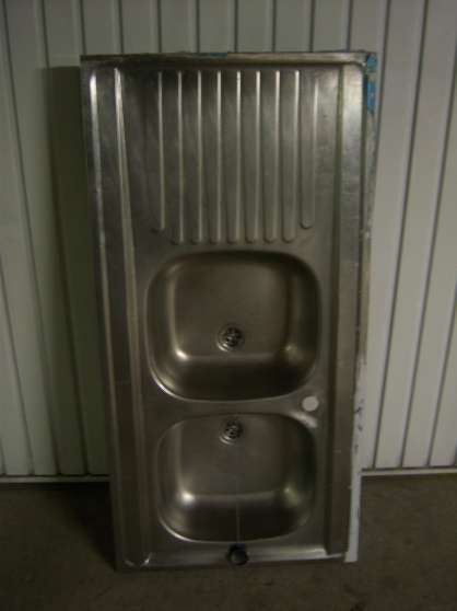 Annonce occasion, vente ou achat 'evier inox 2 bacs'