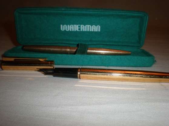 Annonce occasion, vente ou achat 'parure stylos bille plume WATERMAN'