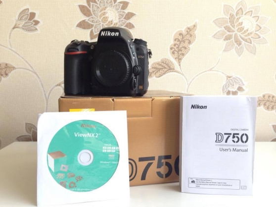 Annonce occasion, vente ou achat 'Nikon D750 Appareil photo numrique SLR'