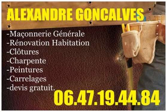 Annonce occasion, vente ou achat 'maonnerie'