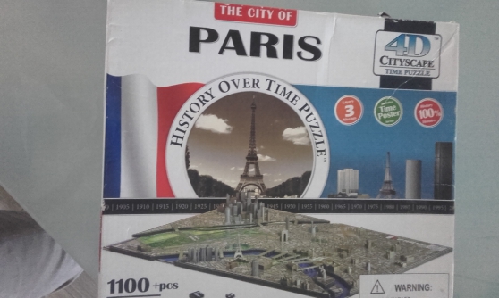 Annonce occasion, vente ou achat '4D Cityscape 40028 Paris Time Puzzle'