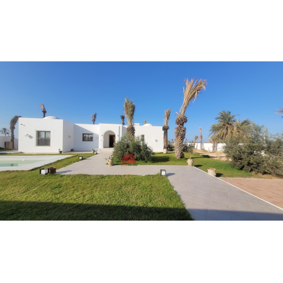 GRANDE MAISON SUR MEZRAYA DJERBA TUNISIE