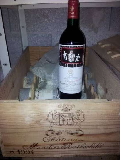 Annonce occasion, vente ou achat 'Vin bordeaux Mouton Rotschild 1994'