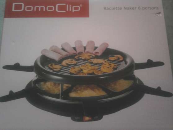 Annonce occasion, vente ou achat 'machine a raclette neuve'