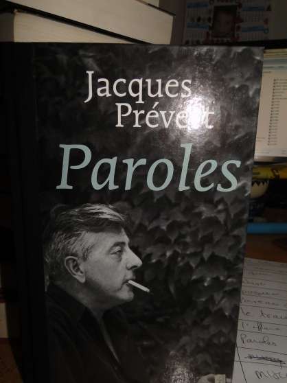 Annonce occasion, vente ou achat 'Paroles de Jacques Prvert'