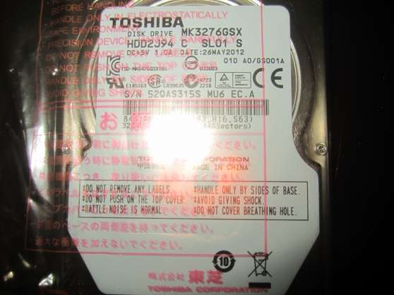 Annonce occasion, vente ou achat 'Disque dur Toshiba 320 Go Neuf'