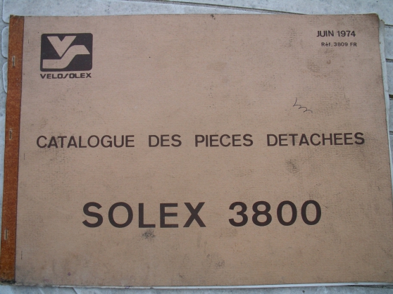 Annonce occasion, vente ou achat 'revue Solex 3800 1974'