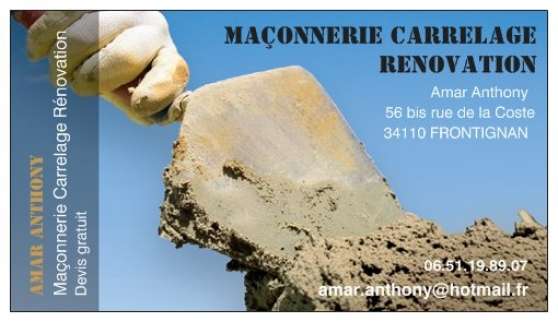 Annonce occasion, vente ou achat 'Maonnerie Carrelage Rnovation'