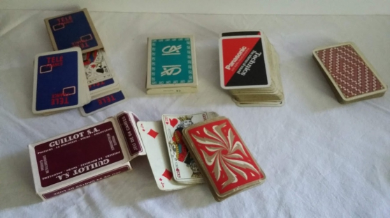 Annonce occasion, vente ou achat '5 jeux de cartes pour jouer des russite'