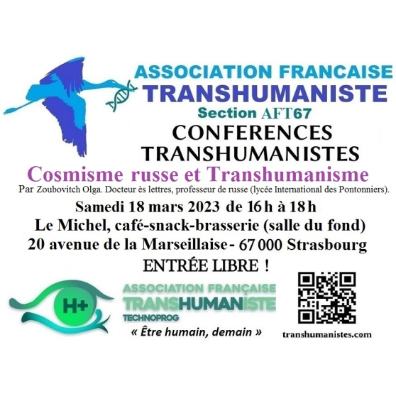 Annonce occasion, vente ou achat 'Conf : Le Cosmisme et le Transhumanisme'