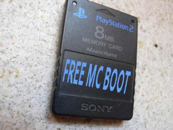 Annonce occasion, vente ou achat 'Carte mmoire Ps2 Free MCBoot v1.8b Fr'