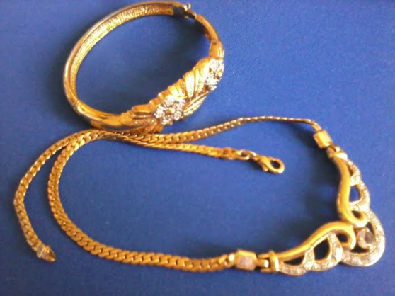 Collier Bracelet dorés
