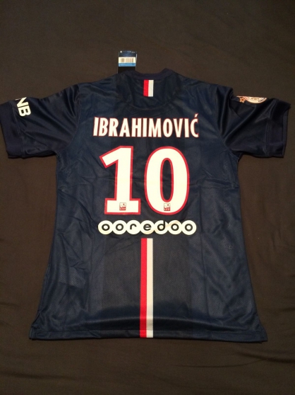 Annonce occasion, vente ou achat 'Maillot Ibrahimovic PSG 2014-2015 Neuf !'