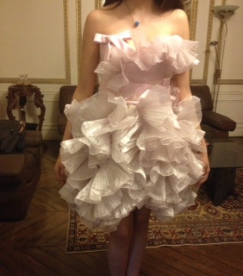 Robe cocktail Max Chaoul couture Paris
