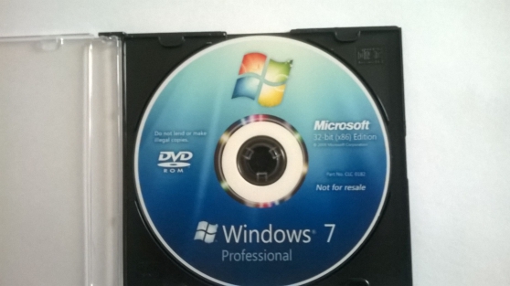 Annonce occasion, vente ou achat 'Windows 7 Pro'