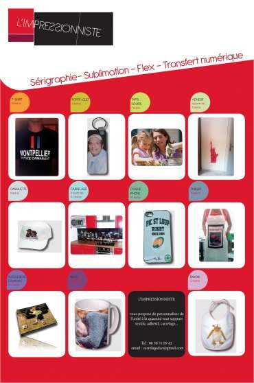 Annonce occasion, vente ou achat 'srigraphie flocage stickers'