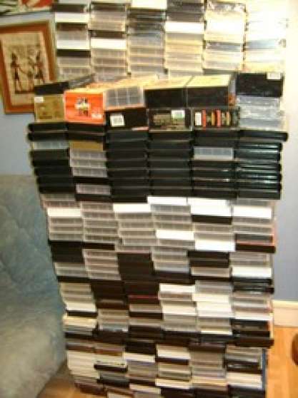 Annonce occasion, vente ou achat 'Lot de 880 films VHS'