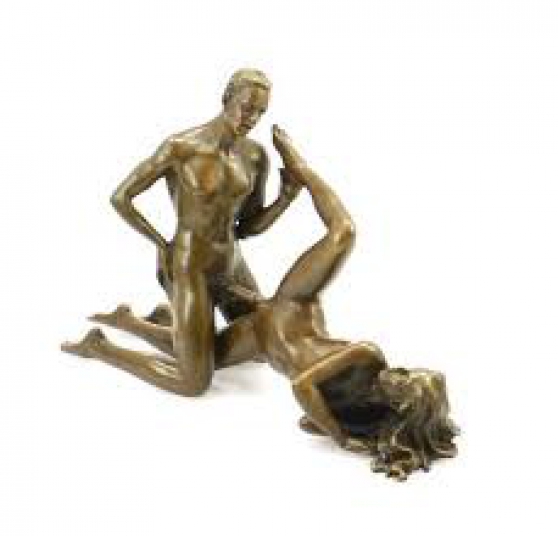 Annonce occasion, vente ou achat 'Objet d\'art rotique en Bronze or argent'