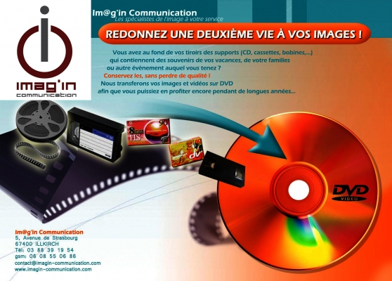 Annonce occasion, vente ou achat 'Transferts de vos anciens films sur DVD'