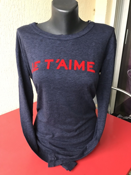 Annonce occasion, vente ou achat 'Tee shirt je taimezadig et Voltaire'