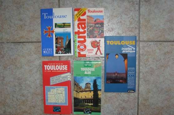 Annonce occasion, vente ou achat 'Lot de livres et plans Toulouse'