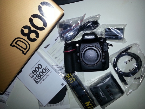 Annonce occasion, vente ou achat 'Nikon D800 avec garantie'
