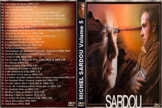 Annonce occasion, vente ou achat 'Michel Sardou DVD Archives (Volume 5)'