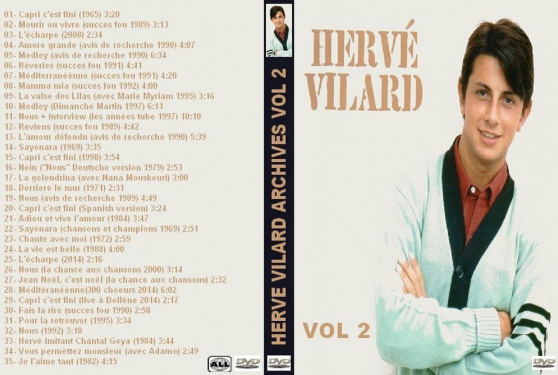 Annonce occasion, vente ou achat 'Herv Vilard DVD Archives (Volume 2)'