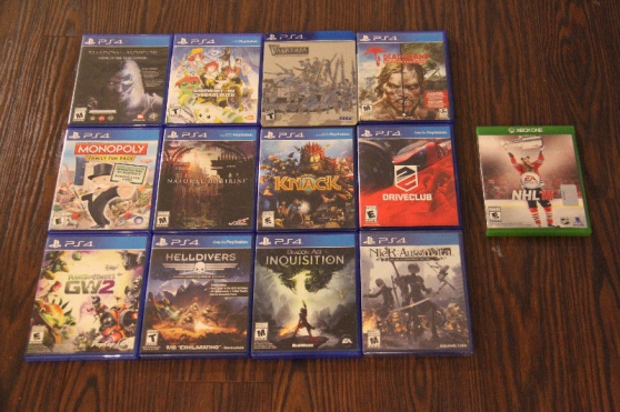 Annonce occasion, vente ou achat 'Jeux Playstation 4 PS4 XBOX One'
