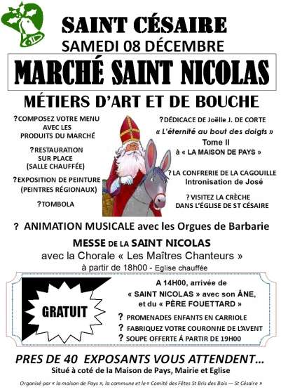 Marché de Saint Nicolas - SAINT CESAIRE