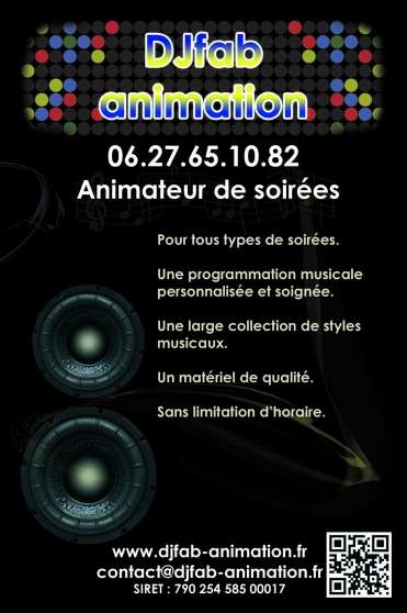 Annonce occasion, vente ou achat 'DJ FAB ANIMATION'