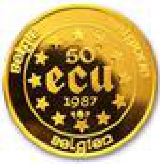 Annonce occasion, vente ou achat 'PIECE 50 ECU OR 1987'