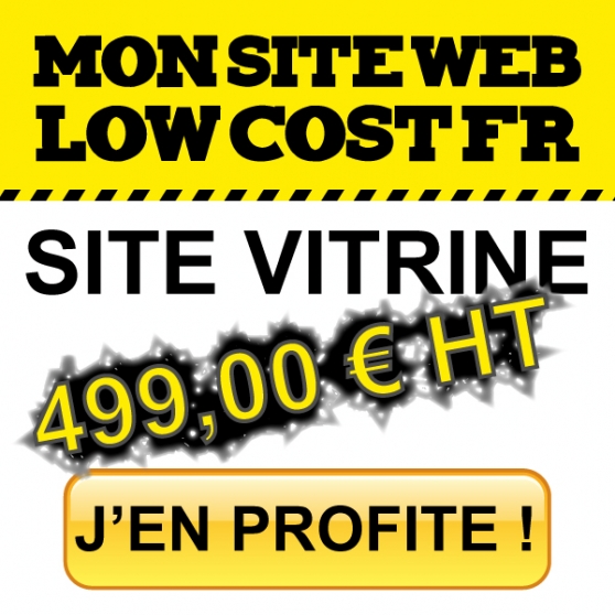 Votre site vitrine pour 499,00 euro HT !