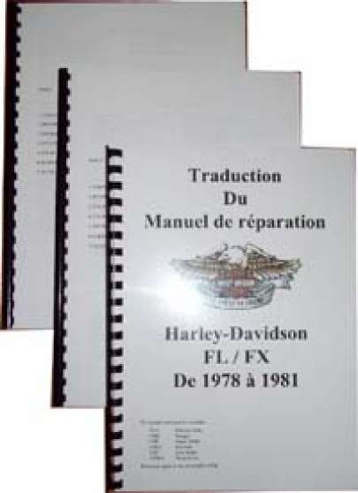Annonce occasion, vente ou achat 'Manuel de rparation Harley-Davidson'