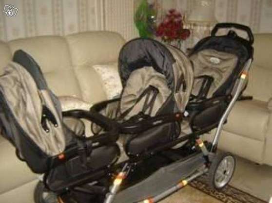 donne poussette triple