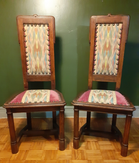 Annonce occasion, vente ou achat 'Lot de 2 belles chaises haut dossier'