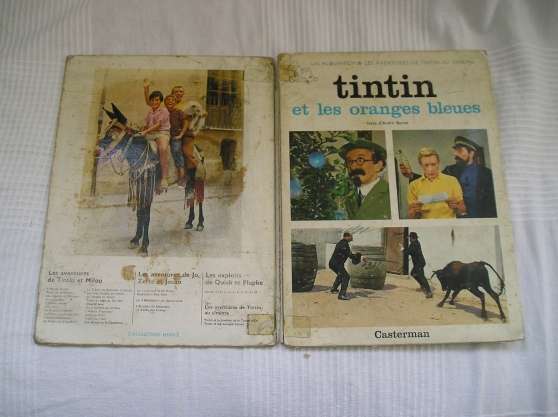 Annonce occasion, vente ou achat 'AYA BD Tintin et les oranges bleues 1965'