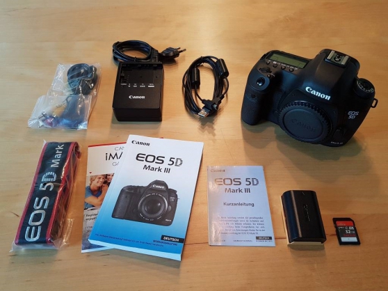 Annonce occasion, vente ou achat 'Canon Eos 5D Mk III+ SD 32GB'