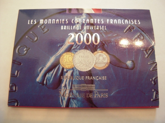 pochette serie BU monnaies 2000